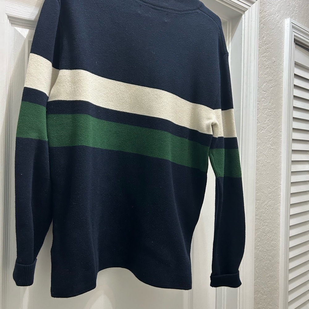 H&M Blue, Green, White Sweater Mens Small